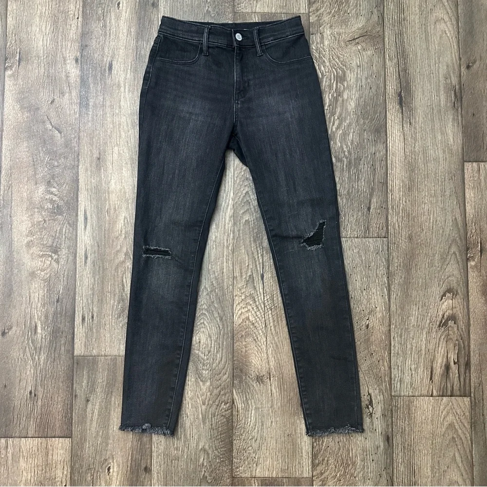 Old Navy Stretch Ballerina Jeggings Built In Tough Girls Size 14 Black